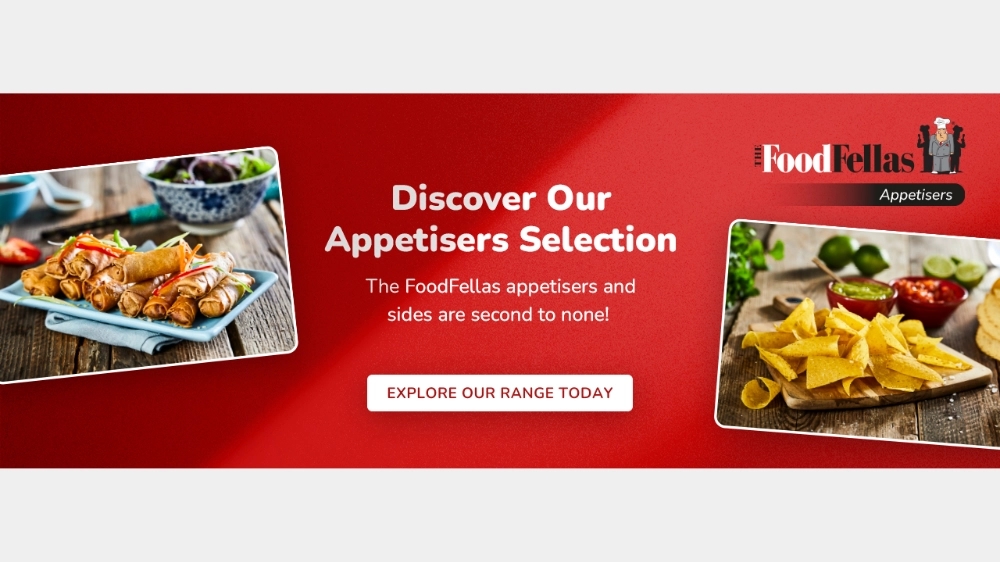 The FoodFellas appetisers web banner