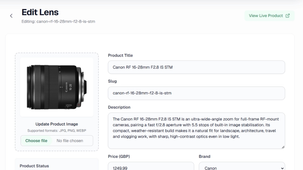 GearXplorer Website 9