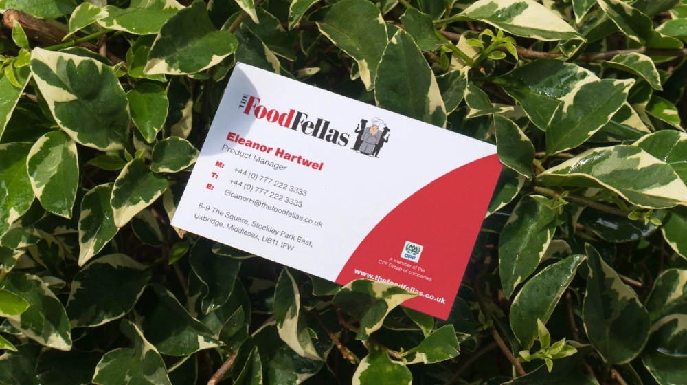 The FoodFellas business card